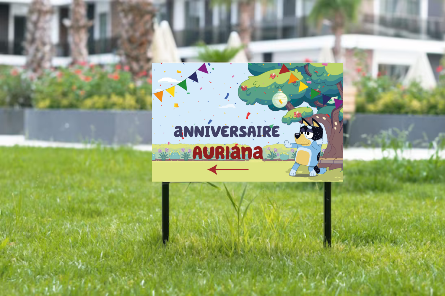signage Bluey